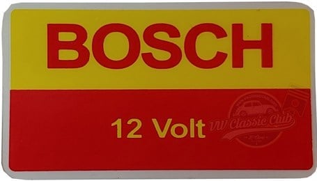Bosch 12 Volt Sticker