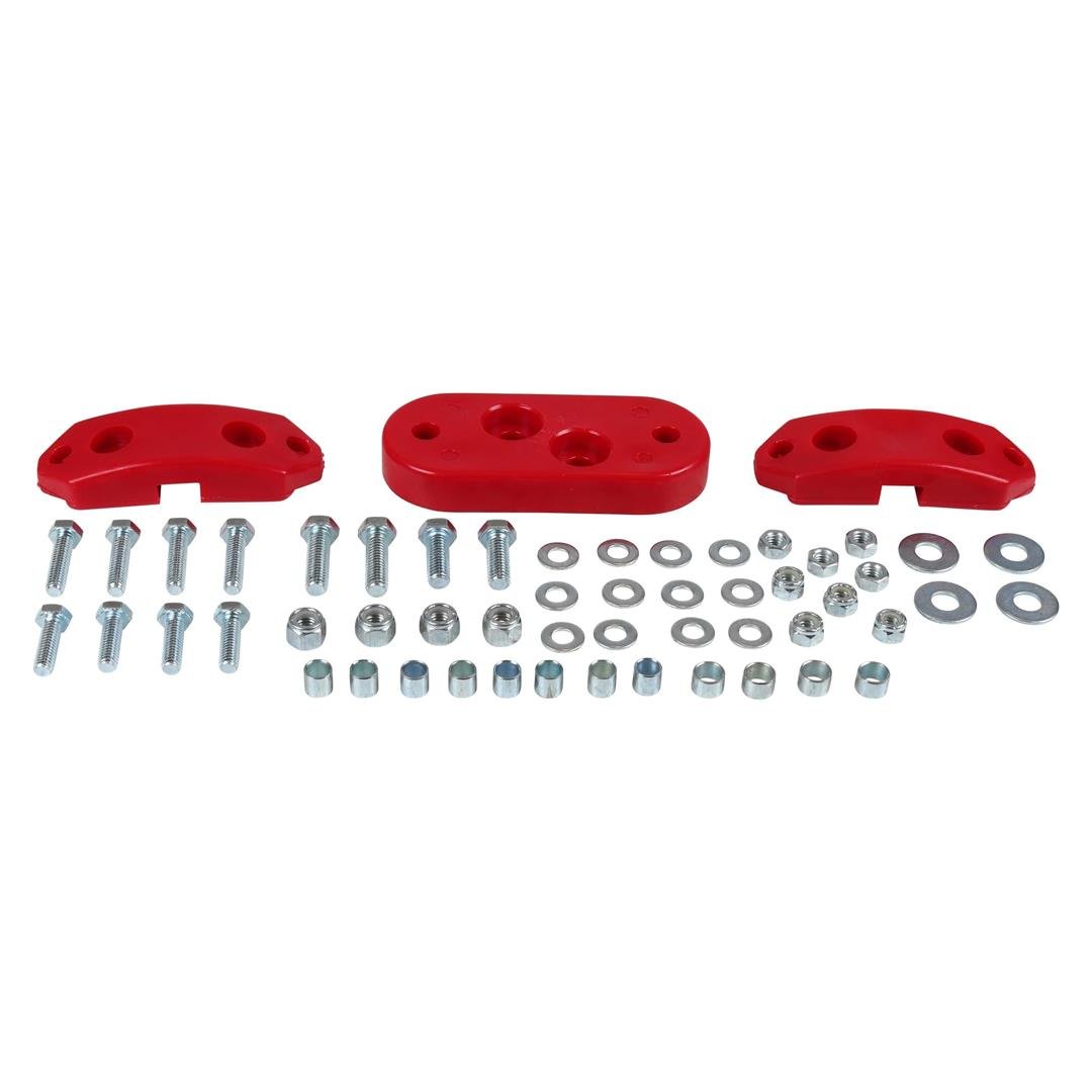 Motor ve Şanzıman Kulağı Seti Kırmızı Poliüretan (1100-1200-1300-Karmann Ghia)