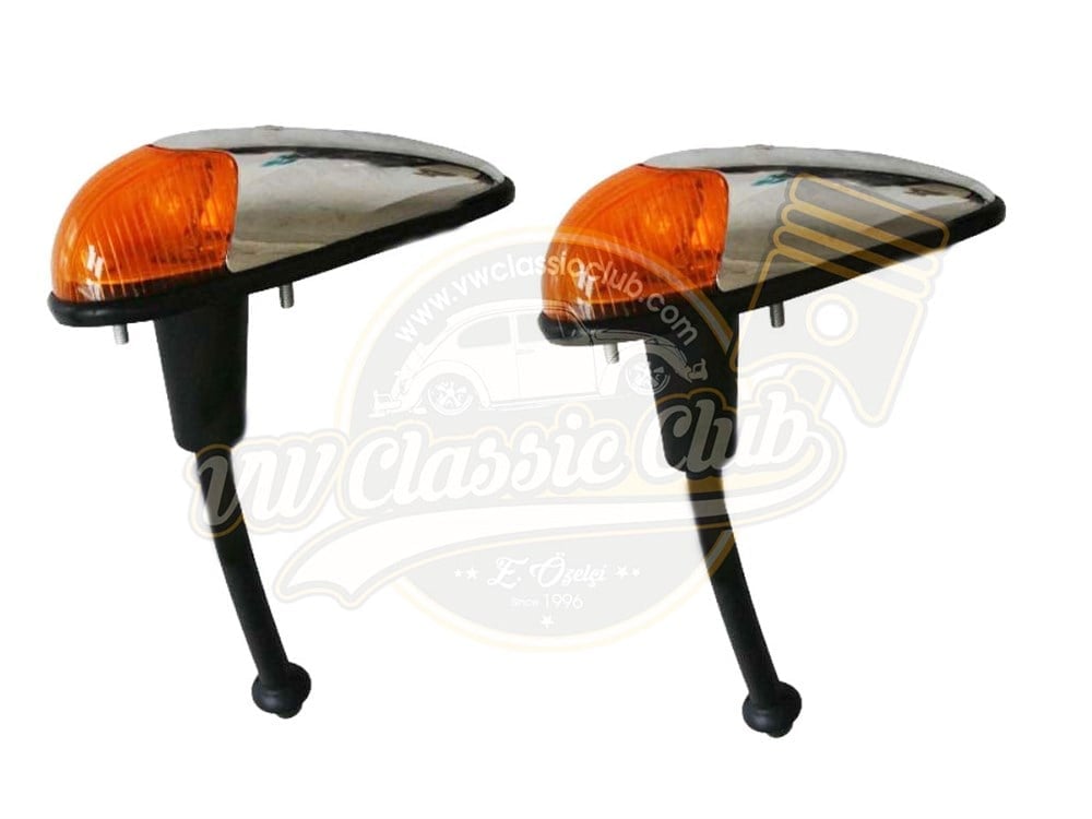 Bullet Front Indicator Assembly with Amber Lens