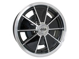 SSP Brm Style Jant 15" 5x112 Siyah-Krom (T2 İçin)