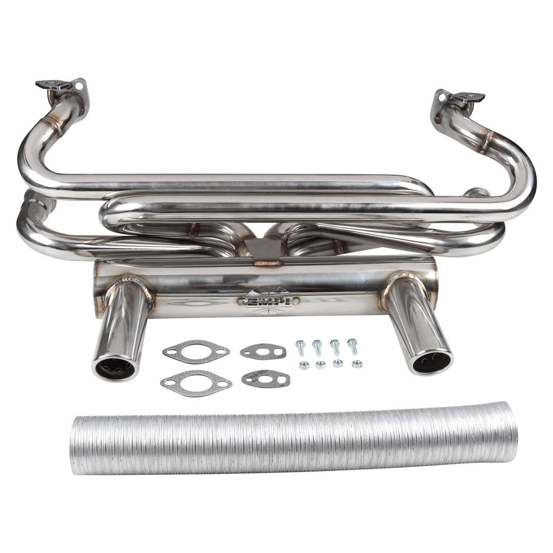 Exhaust System Spor Crom Headers 00-3761-0 8120804008 and parts for VW - Volkswagen 1302-1303  Beetle and Karmann  Ghia