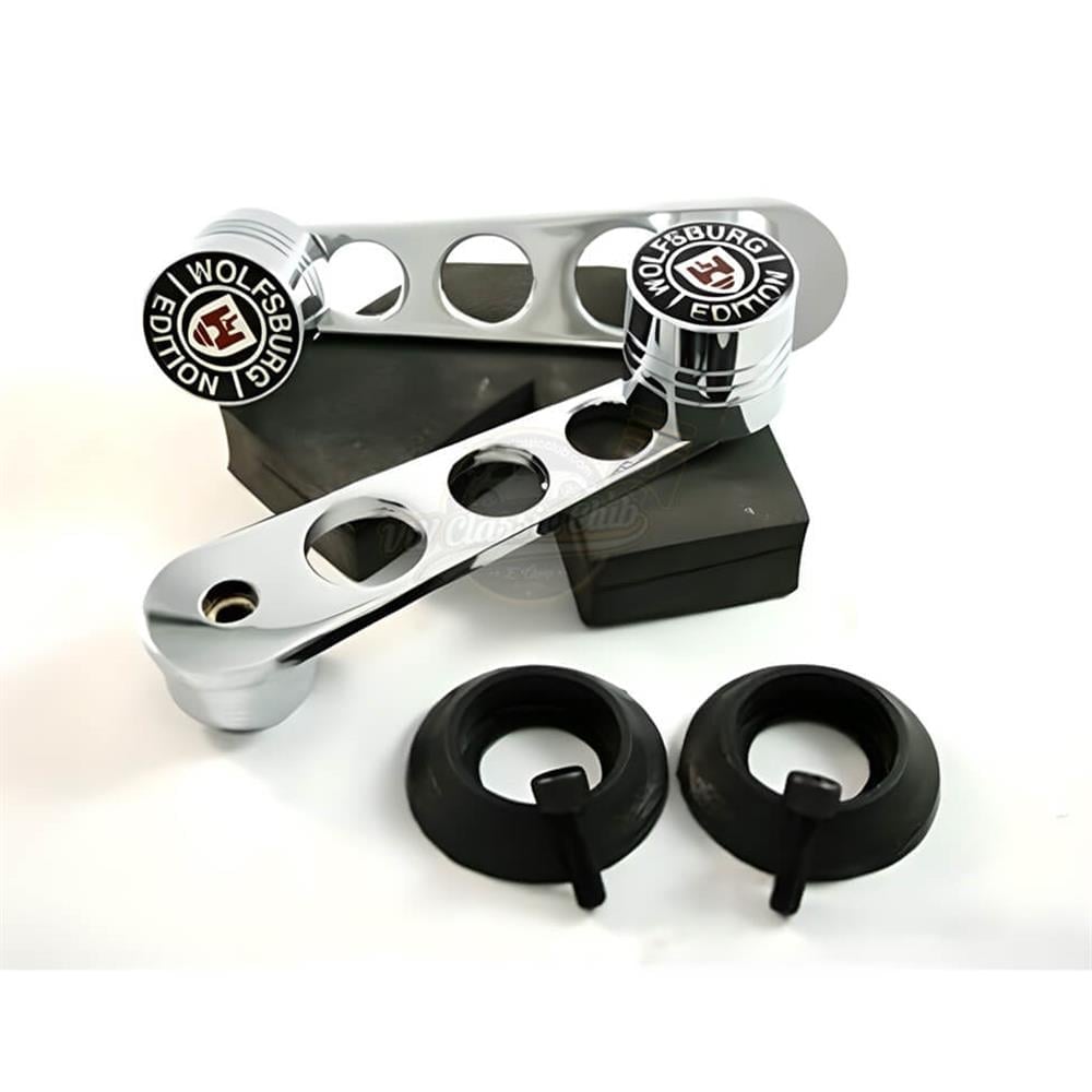 Wolfsburg Edition Window Winder Handle Chrome - Pair