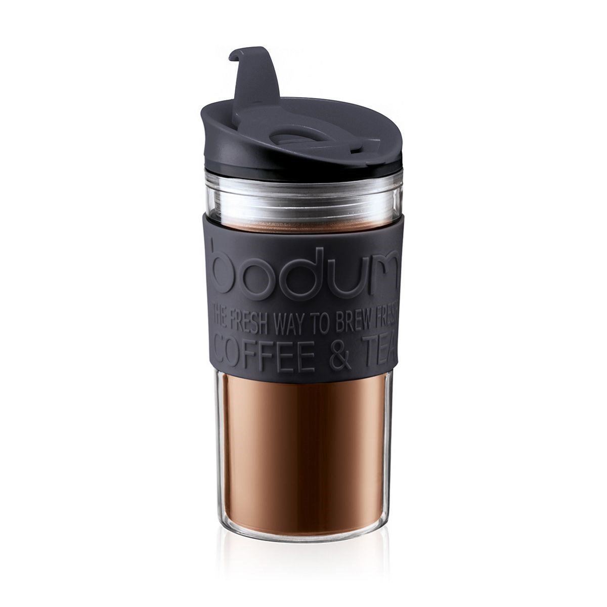 BODUM Travel Press - Seyahat Tipi French Press - Şeffaf - 350 mL.