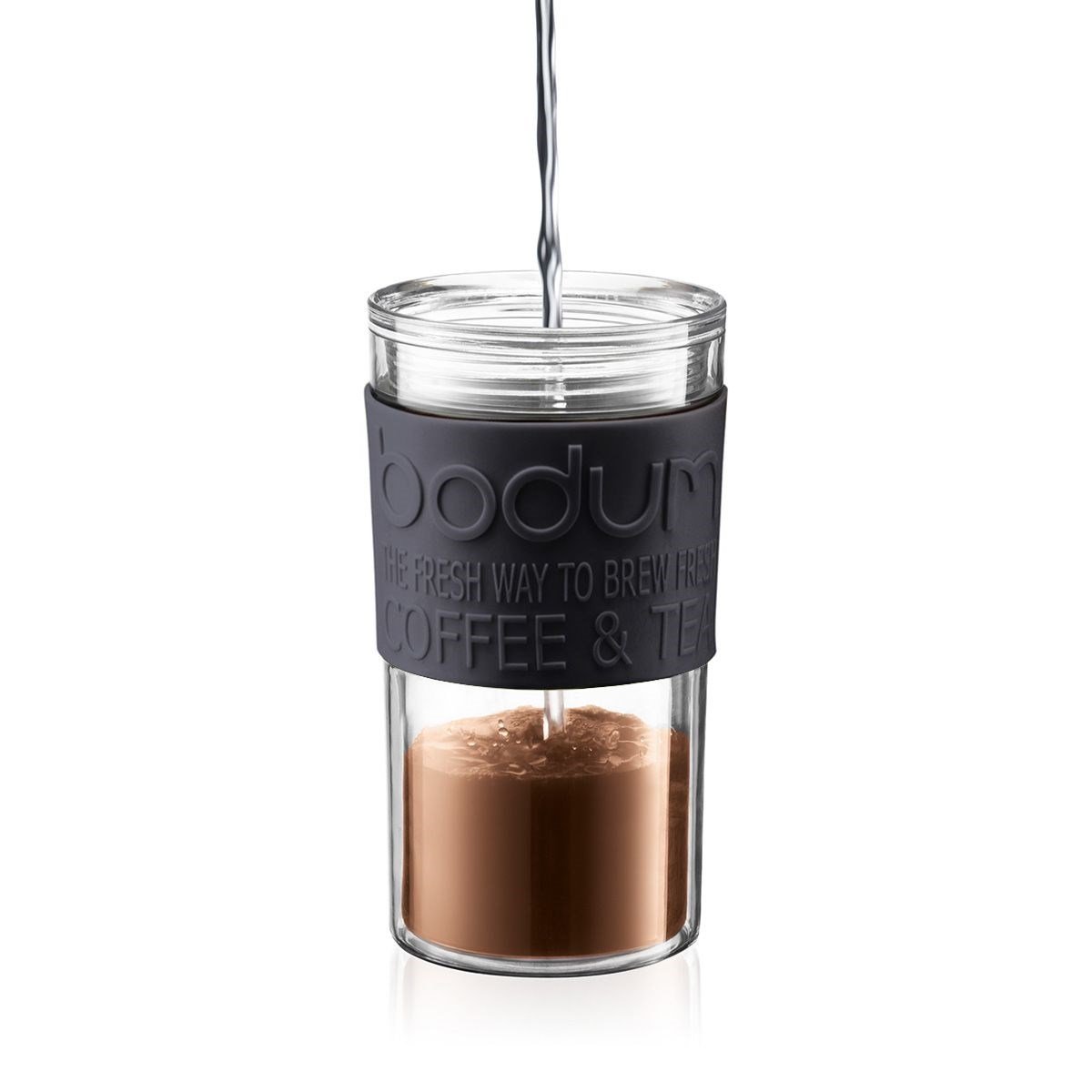 BODUM Travel Press - Seyahat Tipi French Press - Şeffaf - 350 mL.