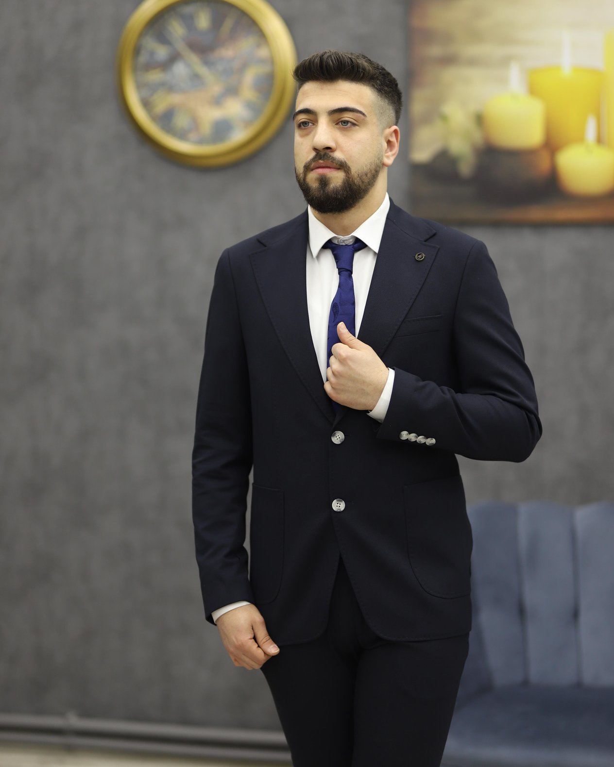 SUIT SARTORIA 2641 SLİMFİT TORBA CEPLİ TAKIM ELBİSE(LACİVERT)