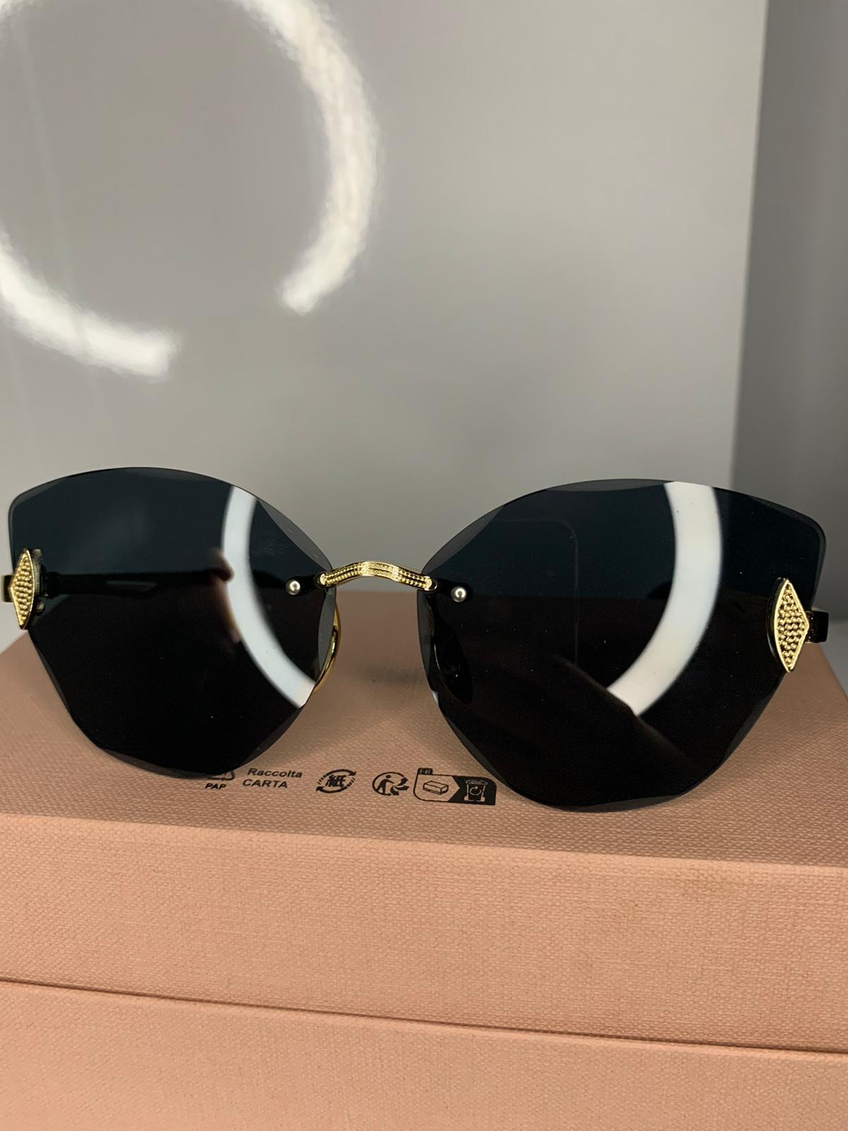 ROYALTY JEWELRY KEDİ MODEL SİYAH GÜNEŞ GÖZLÜĞÜ