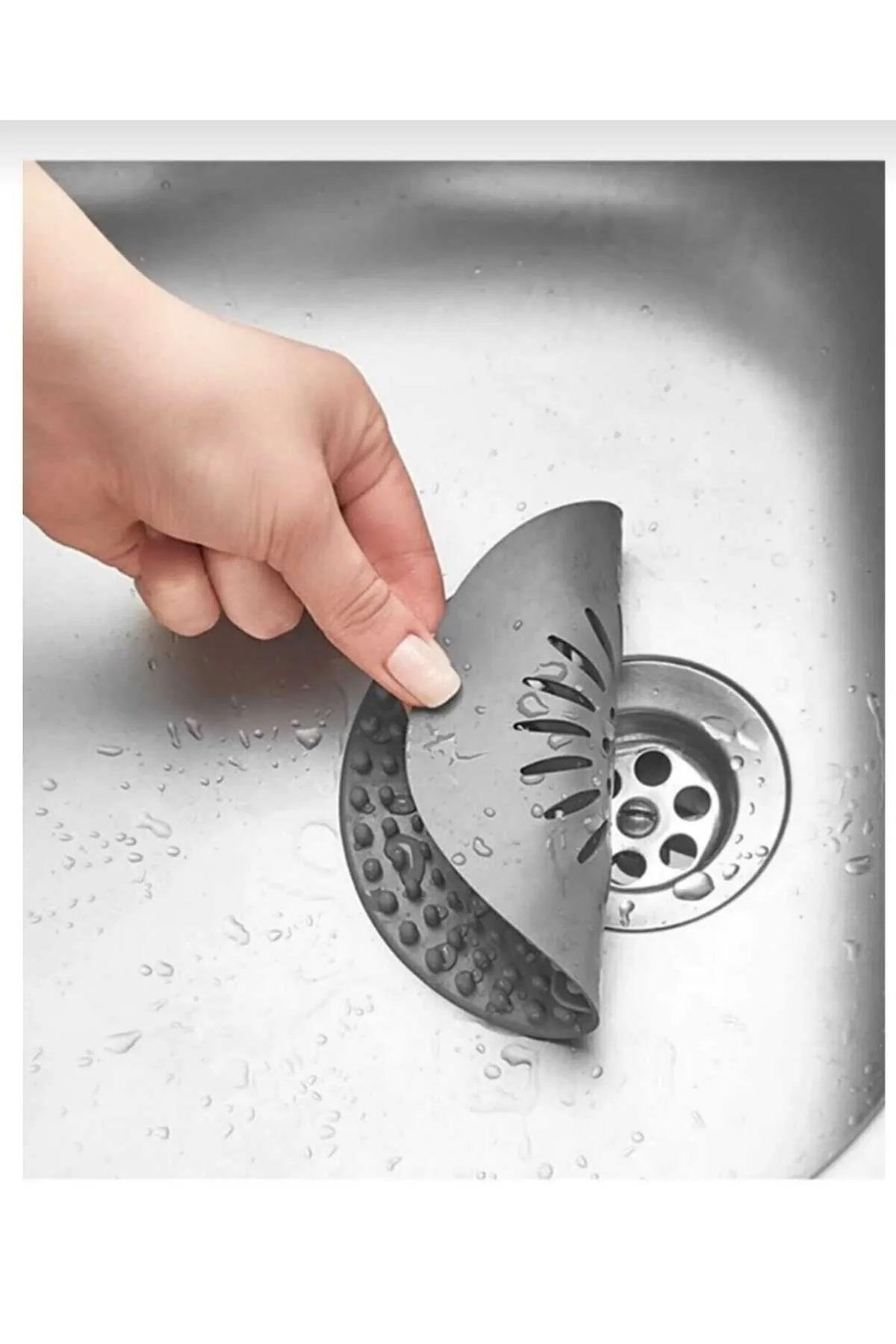 Yuvarlak  Süzgeçli Silikon Mutfak  Lavabo Ve Küvet Tıkacı Lavabo Gider Süzgeci