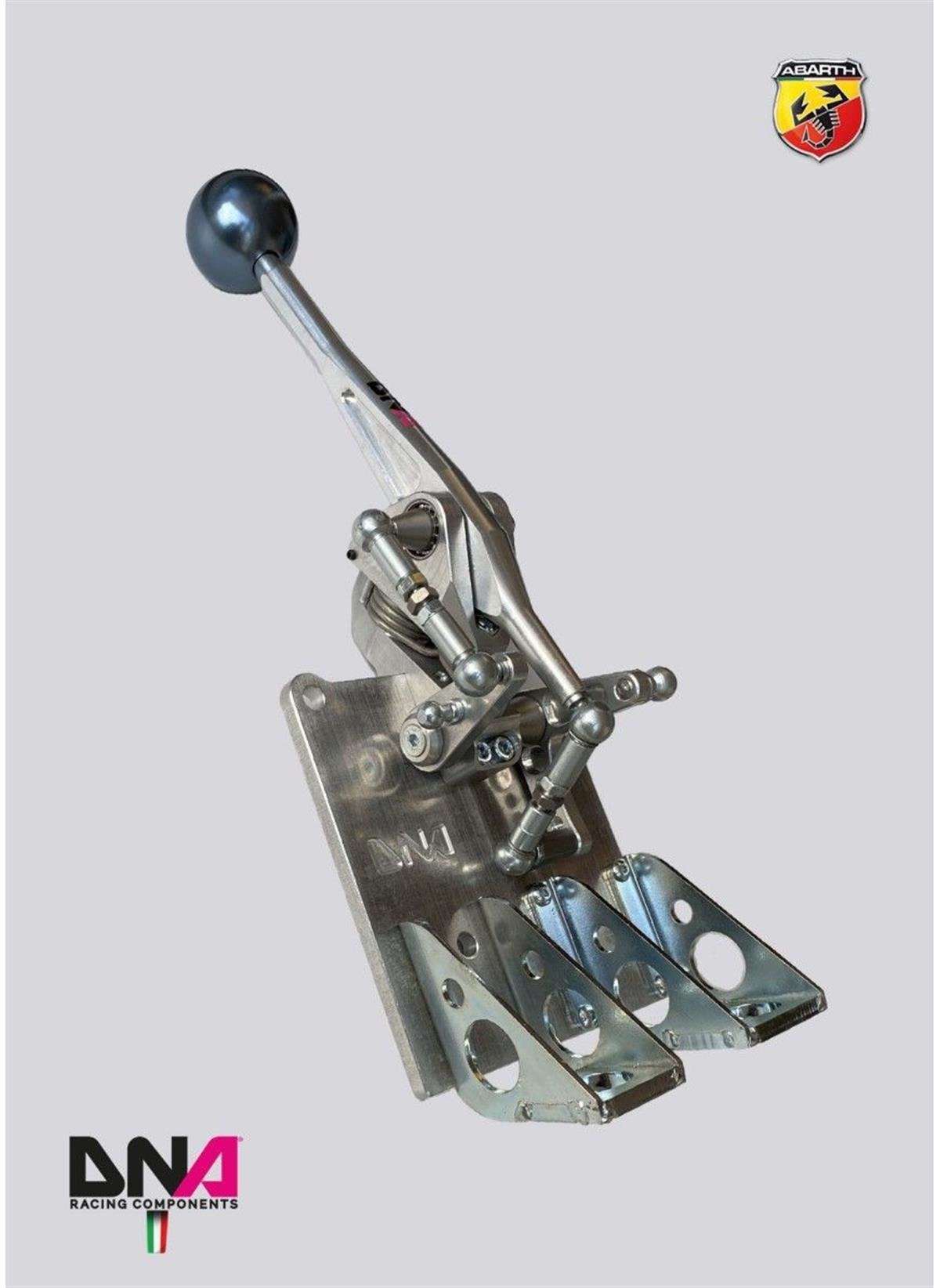 Fiat 500 Performance Adj Short Shifter With Aluminium 695 Style Red Knob Kit (Abarth & Multijet Only) ( Pc1476R )