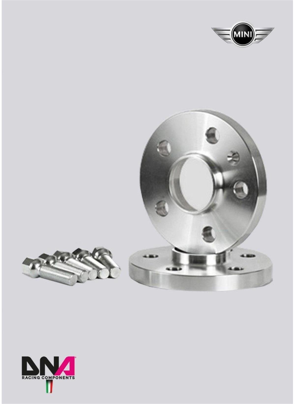 Mini (R55 R56 R57) Wheel Spacers (Pair) 16 Mm + Bolts Kit ( Pc0340 )