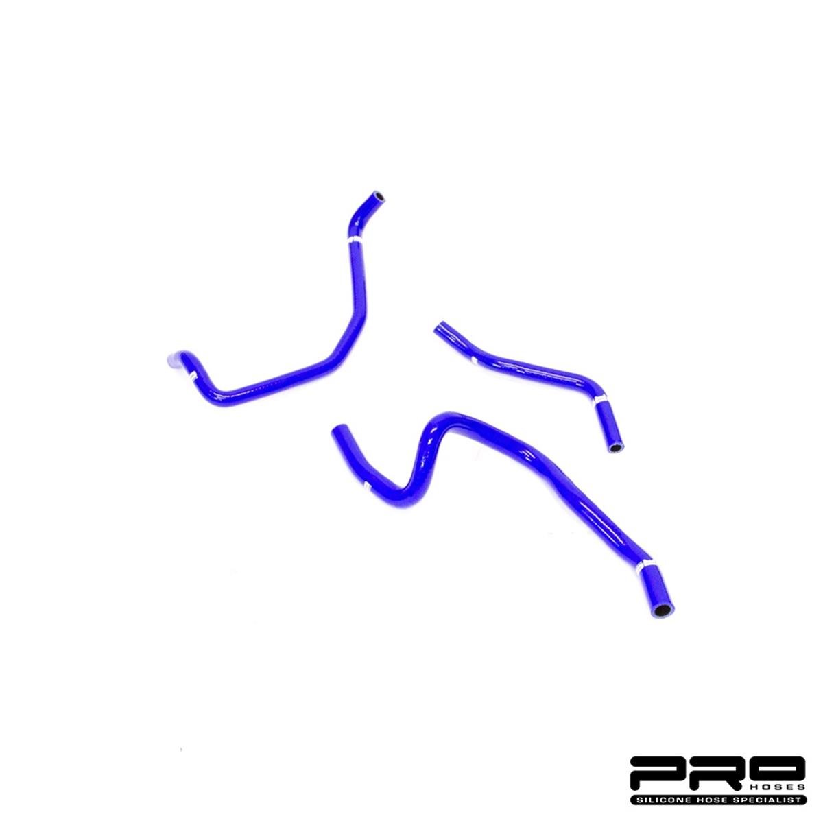 PRO HOSES THREE PIECE AUXILIARY HOSE KIT WITHOUT JUBILEE CLIPS (TOYOTA YARIS GR-PH/AUXYGR1)