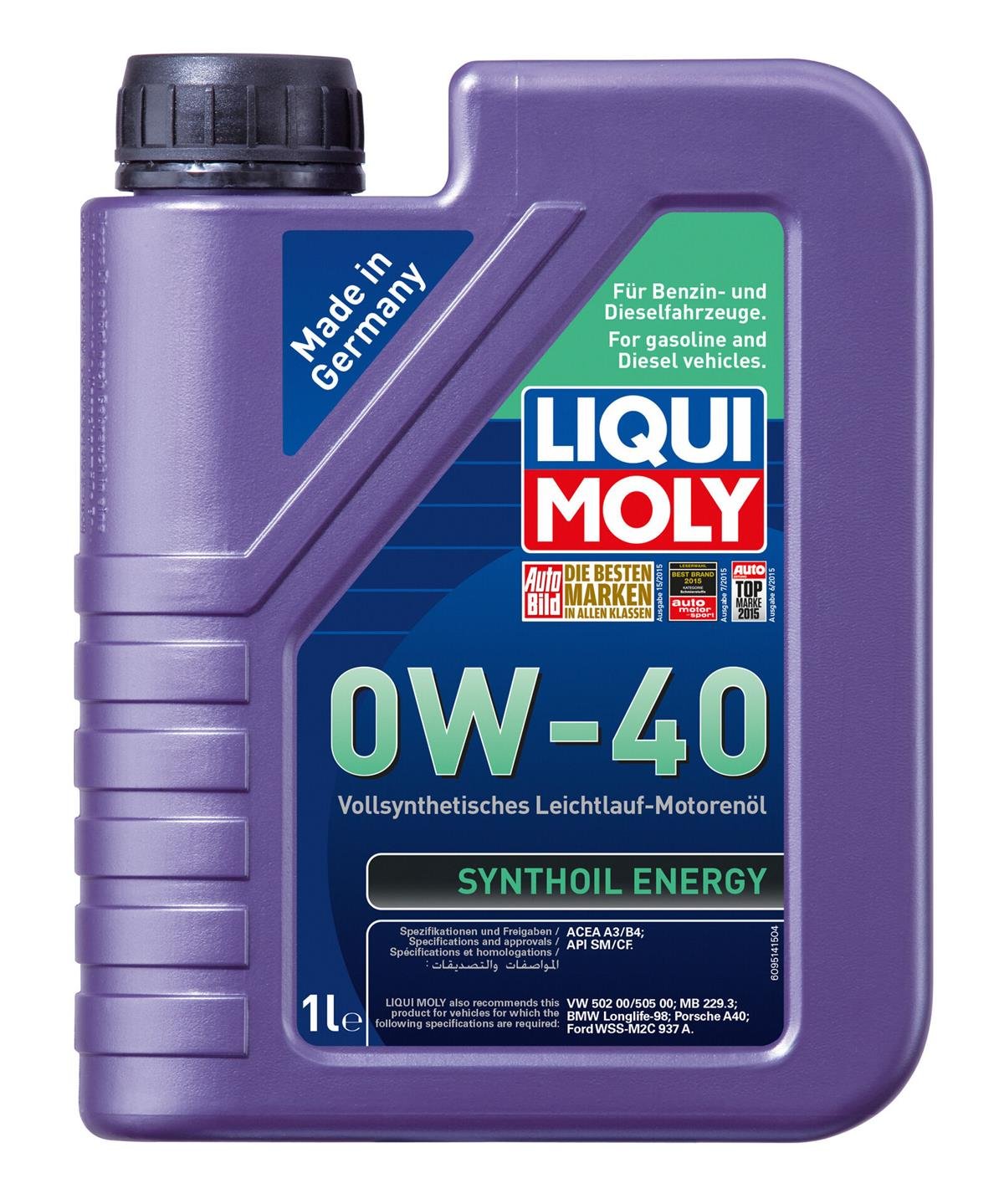 Synthoil Energy 0W-40 1 l