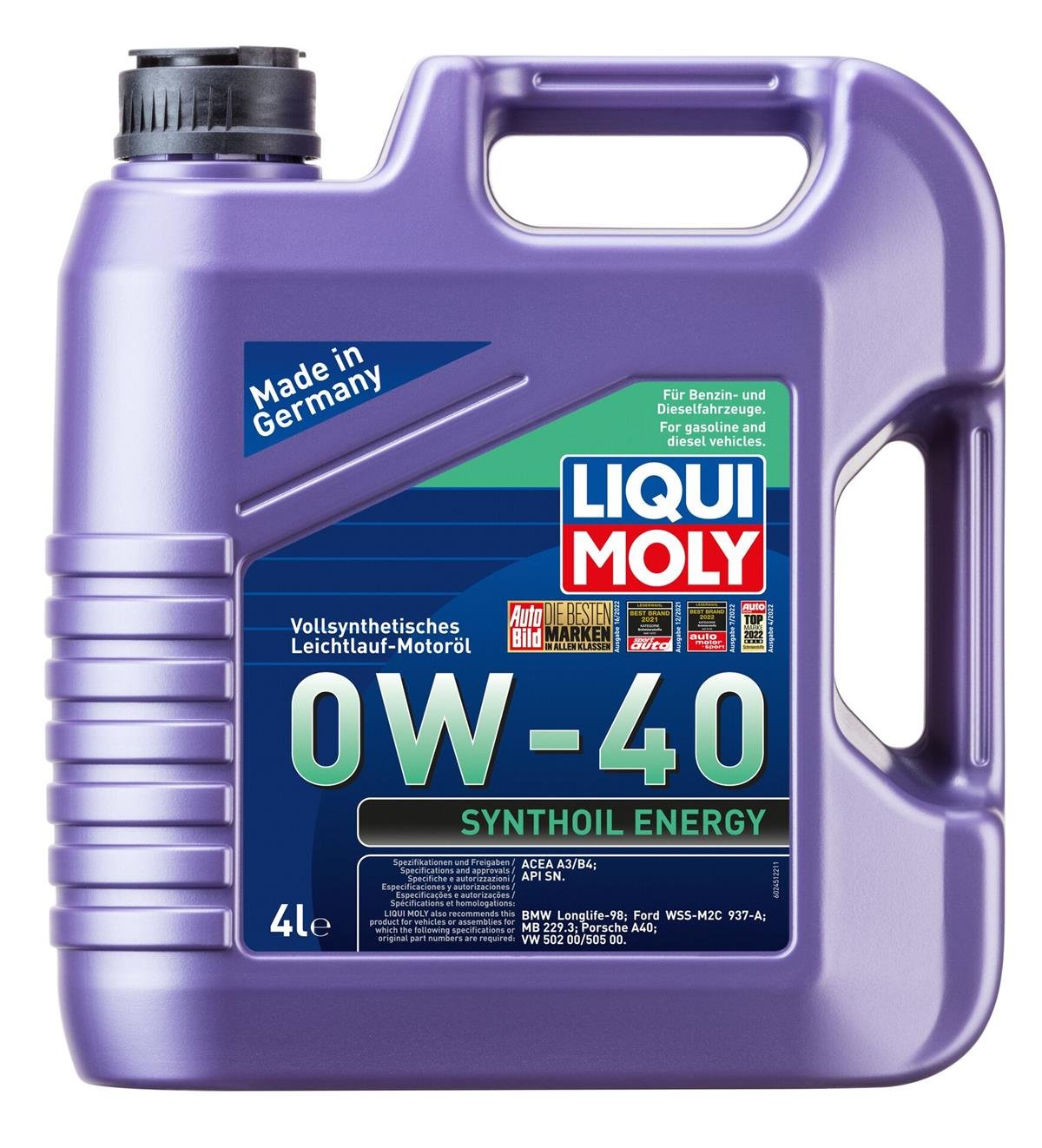 Synthoil Energy 0W-40 4 l
