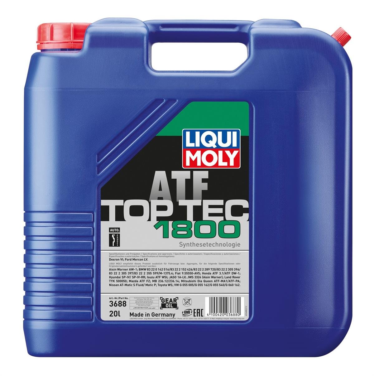 TOP TEC ATF 1800 OTOM.ŞANZ.YAĞI 20 L