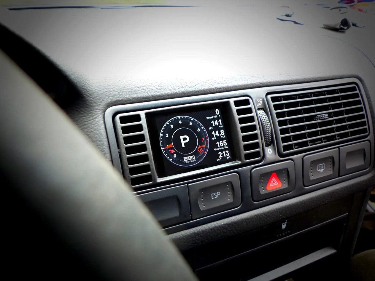 VW Golf MK4 FL RHD 52mm bezel for MFD15 ( CC62008 )