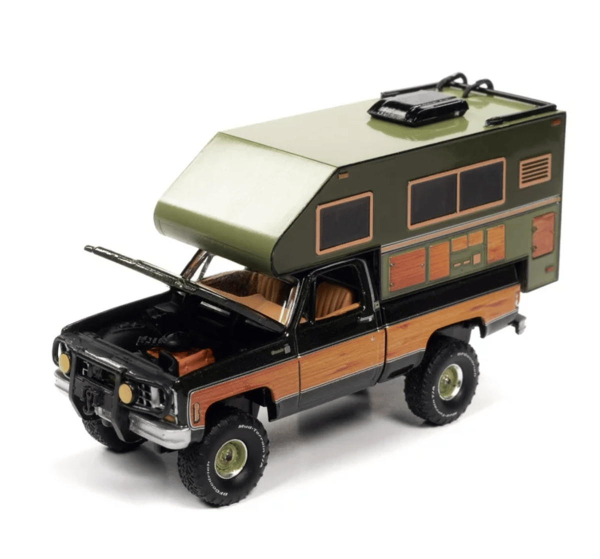 Auto World 1980 Chevrolet K10 Silverado with Camper