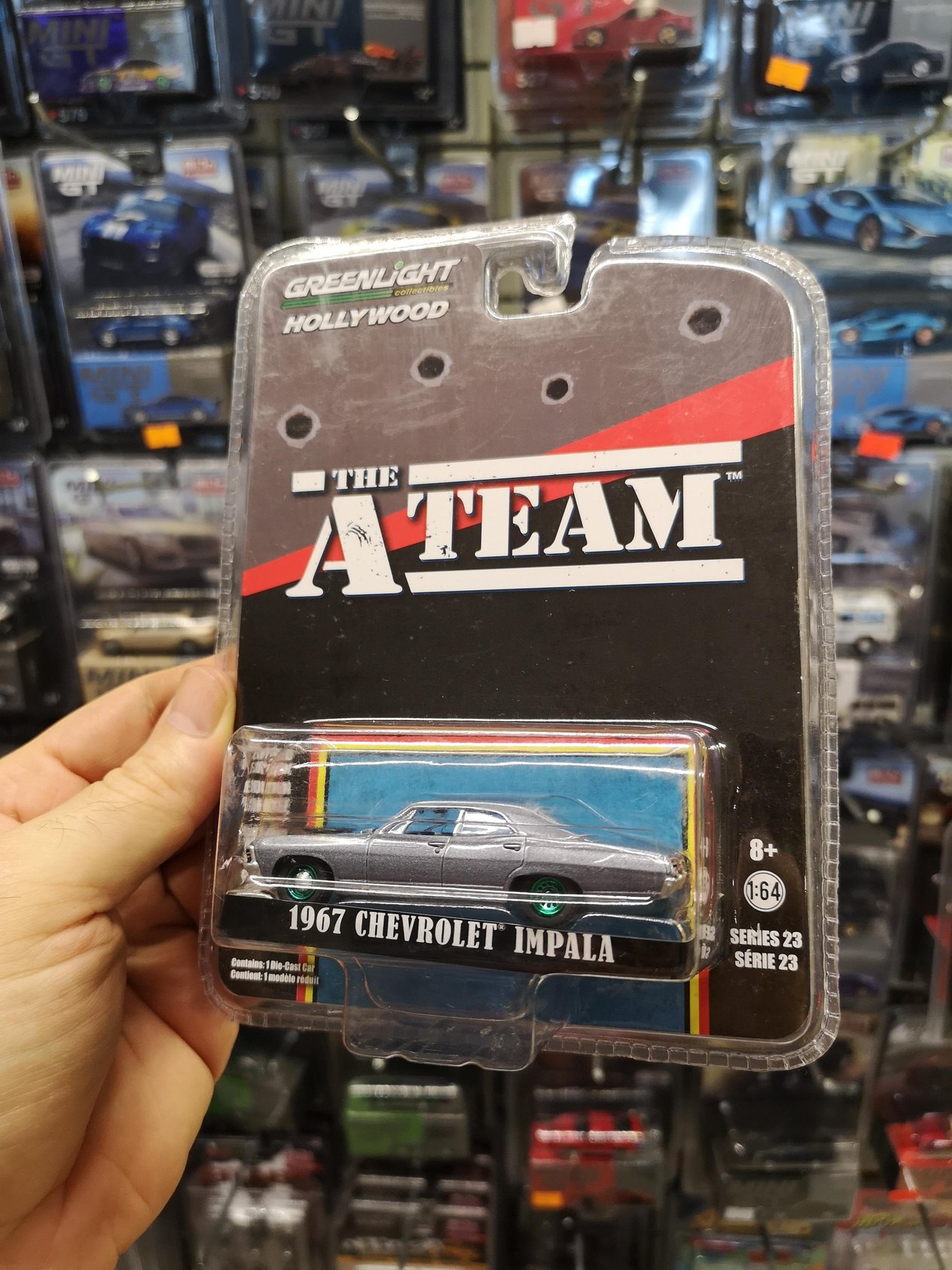 Greenlight 1:64 1967 Chevrolet impala A Team Chase