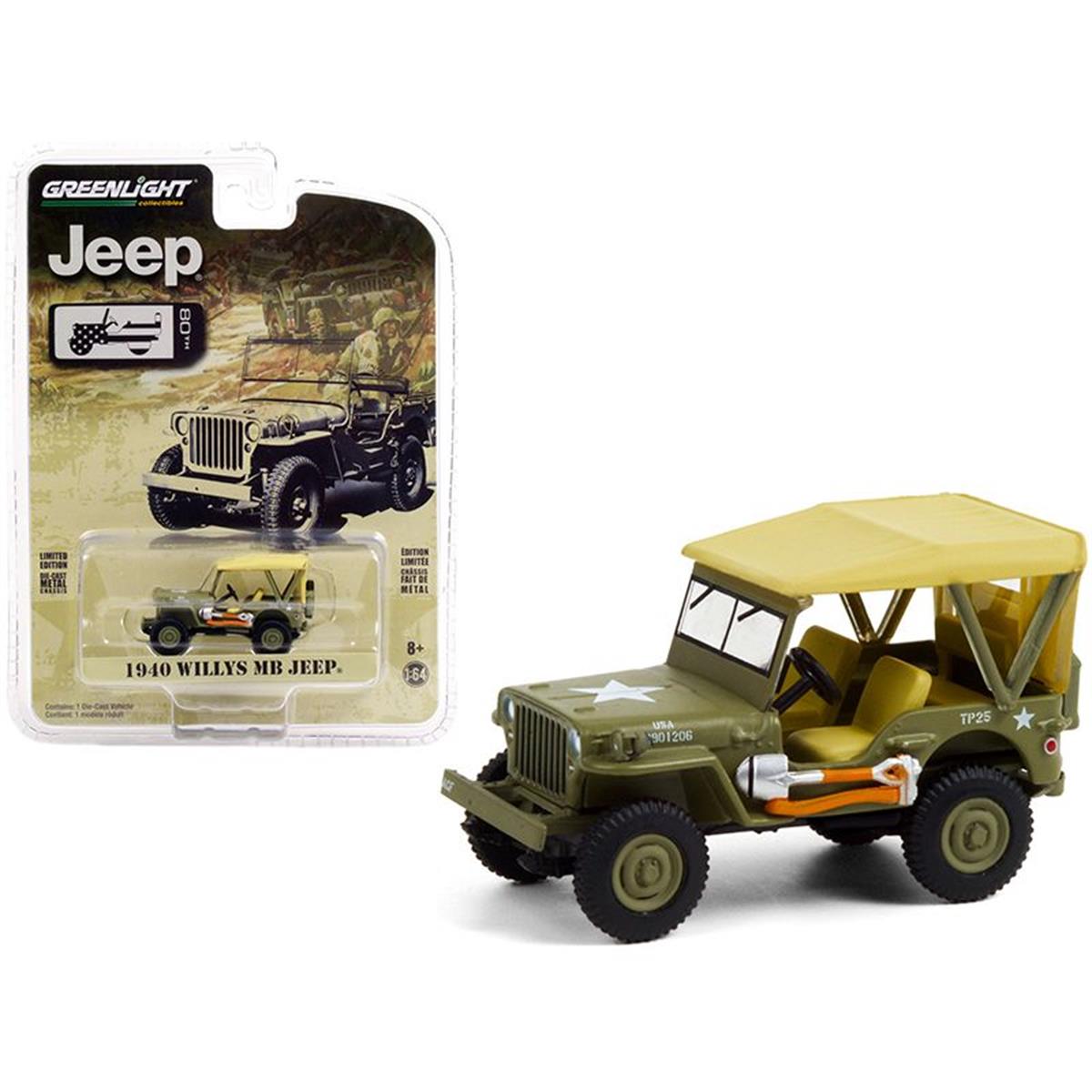 Greenlight 1940 Willys MB Jeep 80th