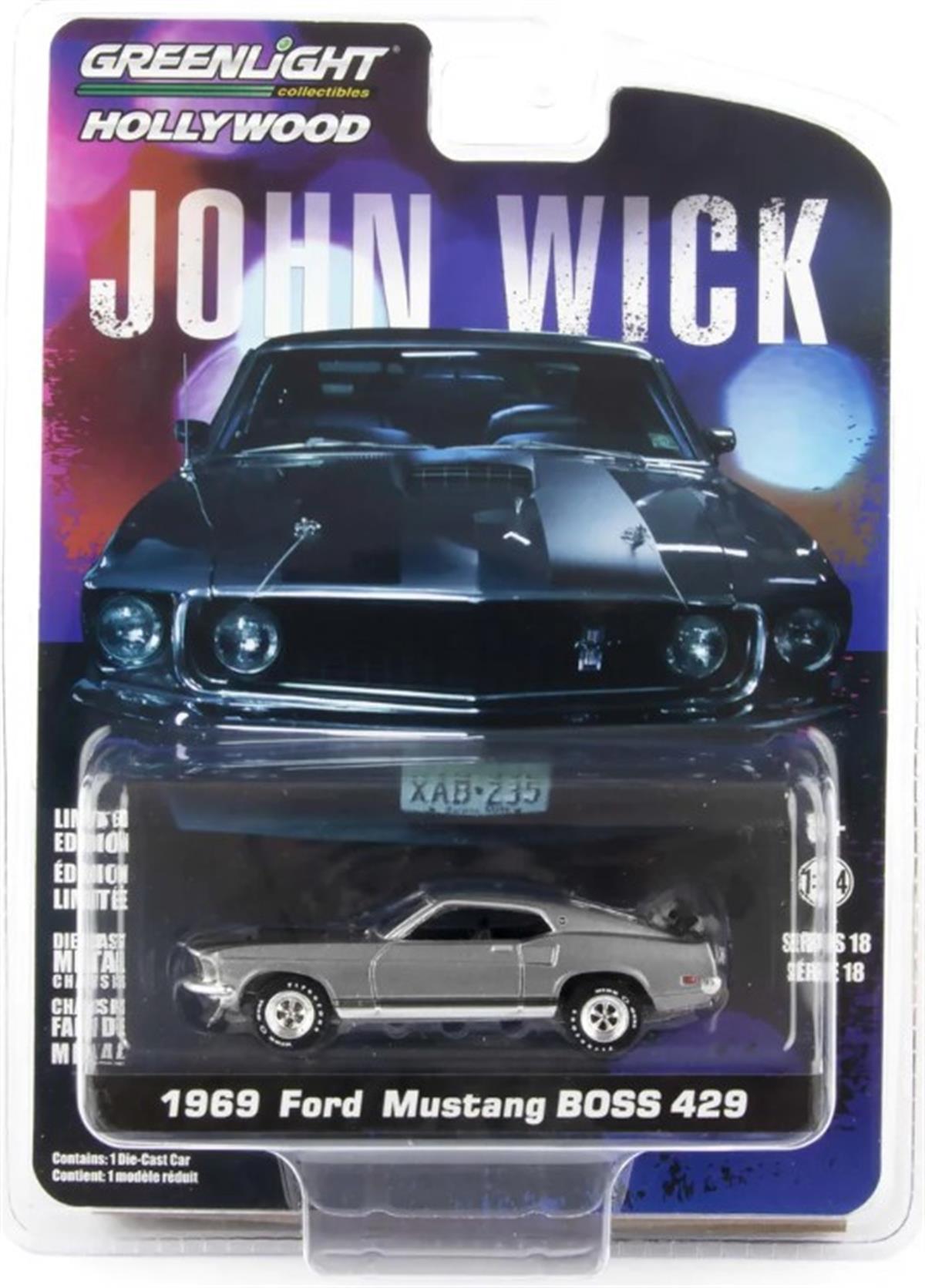 Greenlight 1969 Ford Mustang Boss 429 John Wick