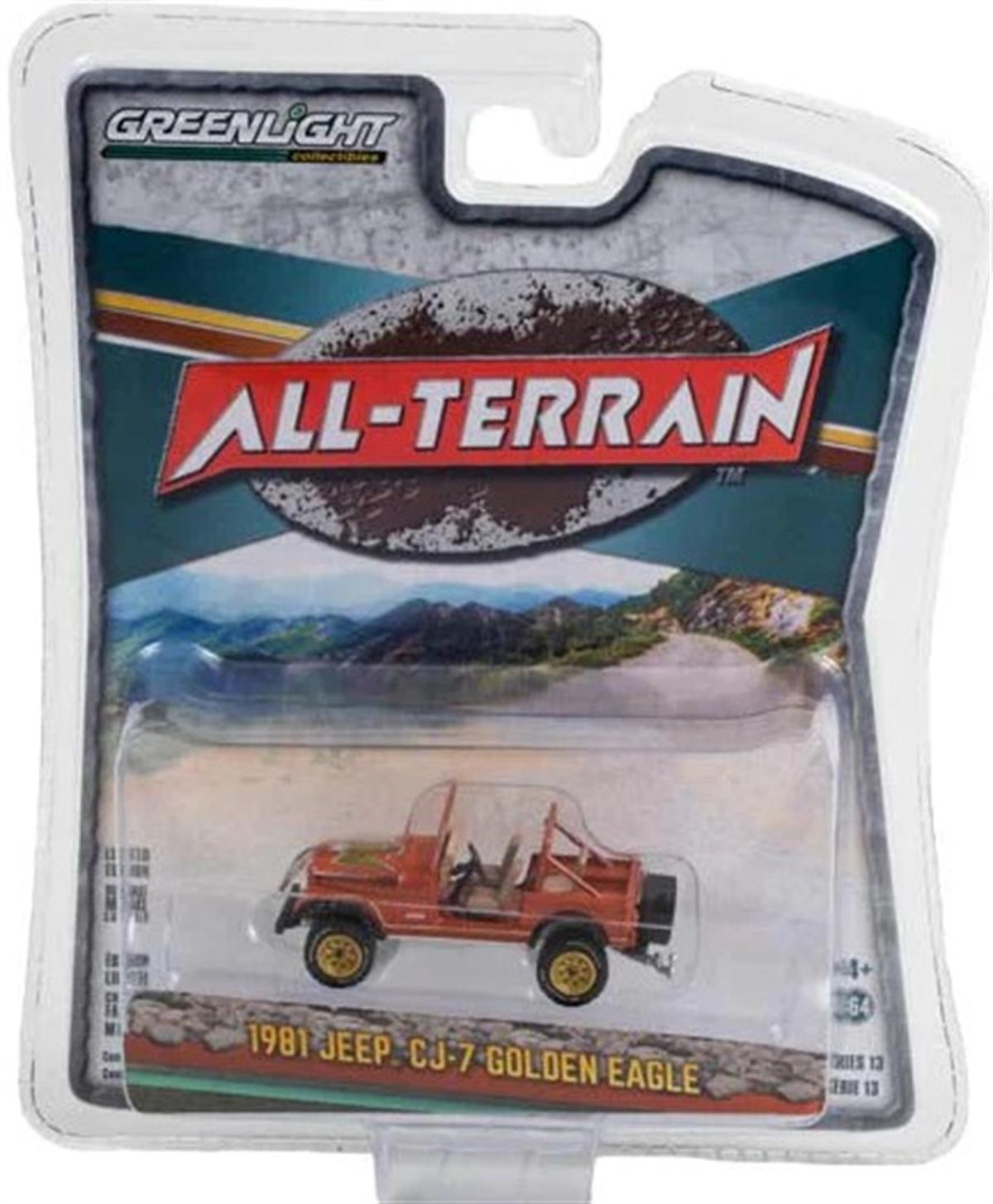 Greenlight 1981 Jeep CJ7 Golden Eagle All Terrain