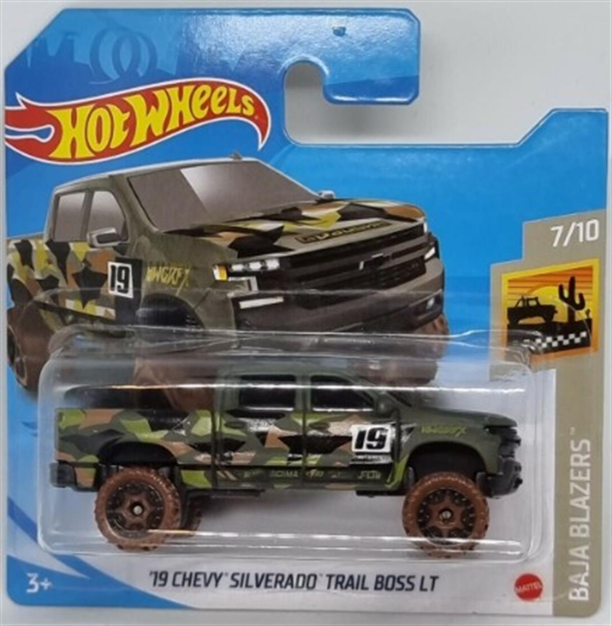 Hot Wheels 2021 2019 Chevrolet Silverado Trail Boss LT grx69