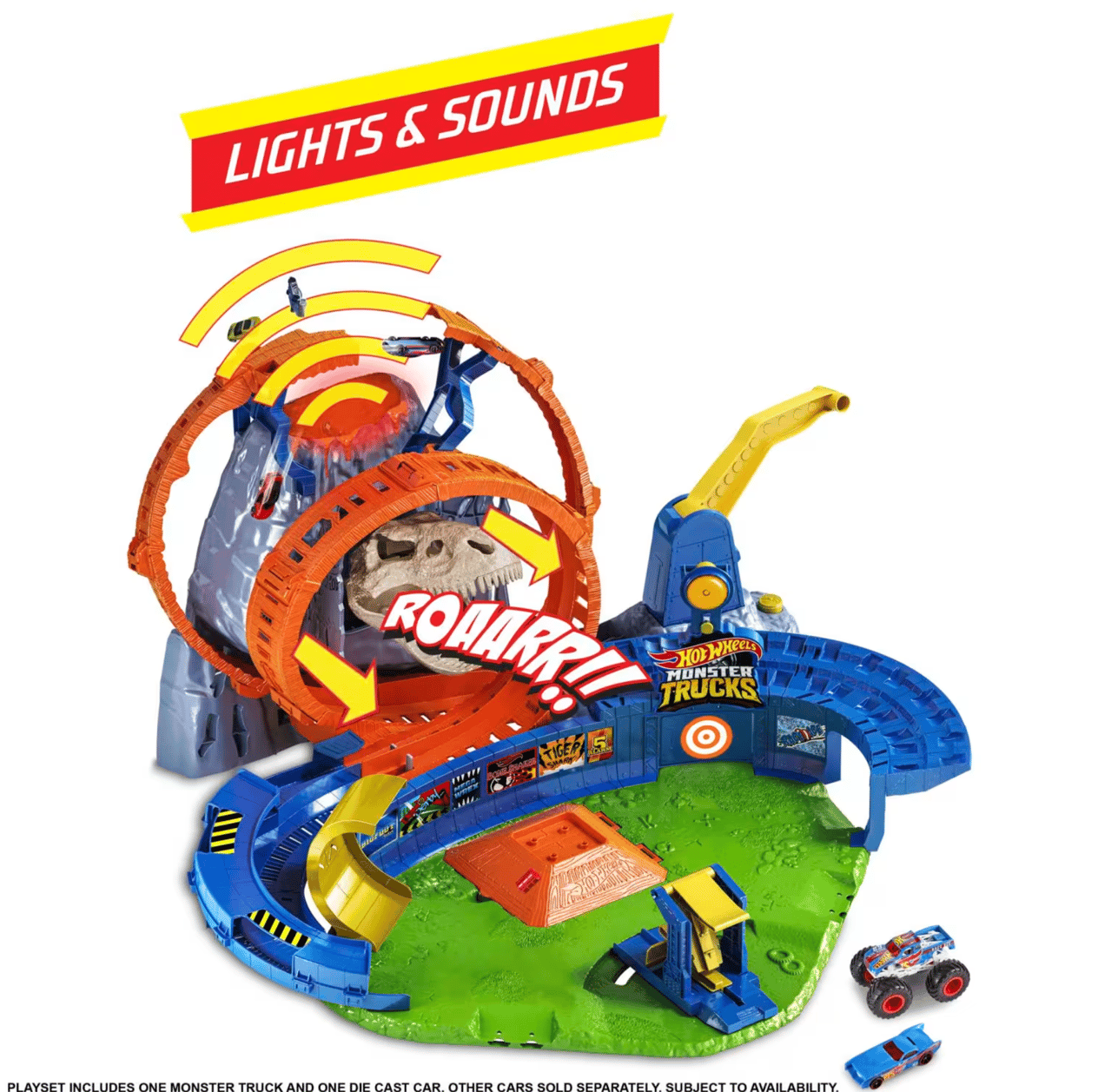 Hot Wheels Ultimate T-Rex Volcano Arena Gyl14