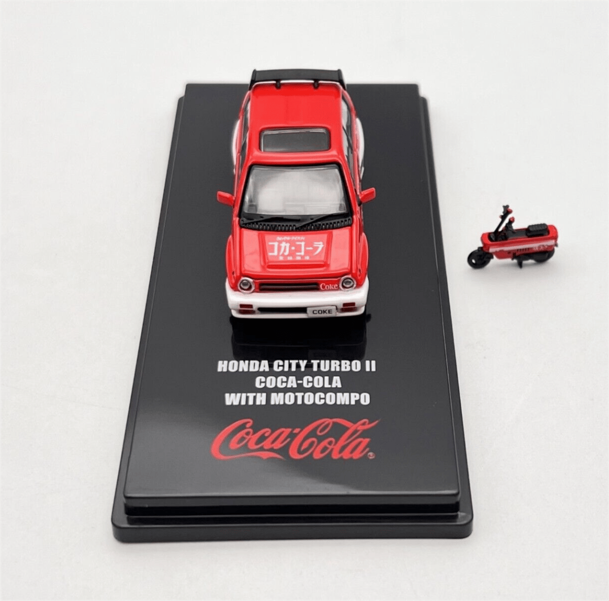 İNNO64 Honda City Turbo II Coca-Cola With Motocompo