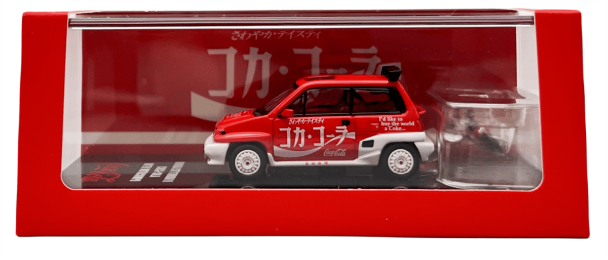 İNNO64 Honda City Turbo II Coca-Cola With Motocompo