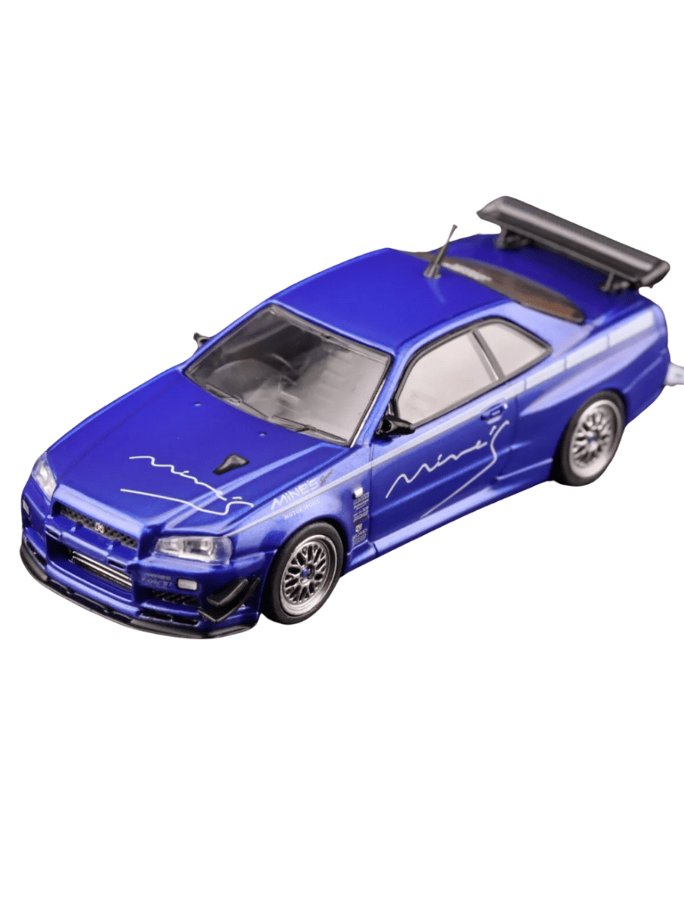 İNNO64 Nissan Skyline GT-R R34 V-Spec Tuned By Mine's Blue