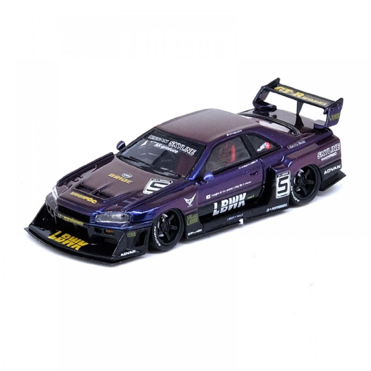İNNO64 Resin* Nissan Skyline LBWK ER34 Super Silhouette Midnight Purple II