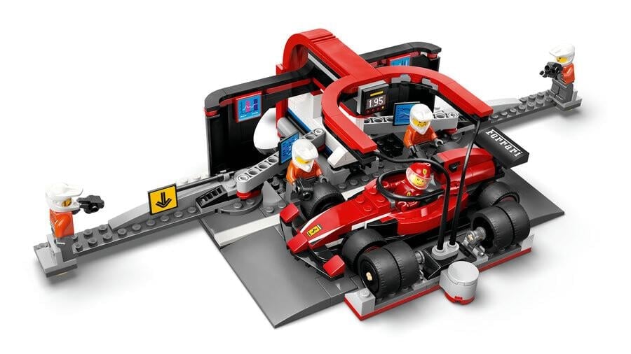 LEGO® City Ferrari Arabalı F1® Pit Stop ve Pit Ekibi