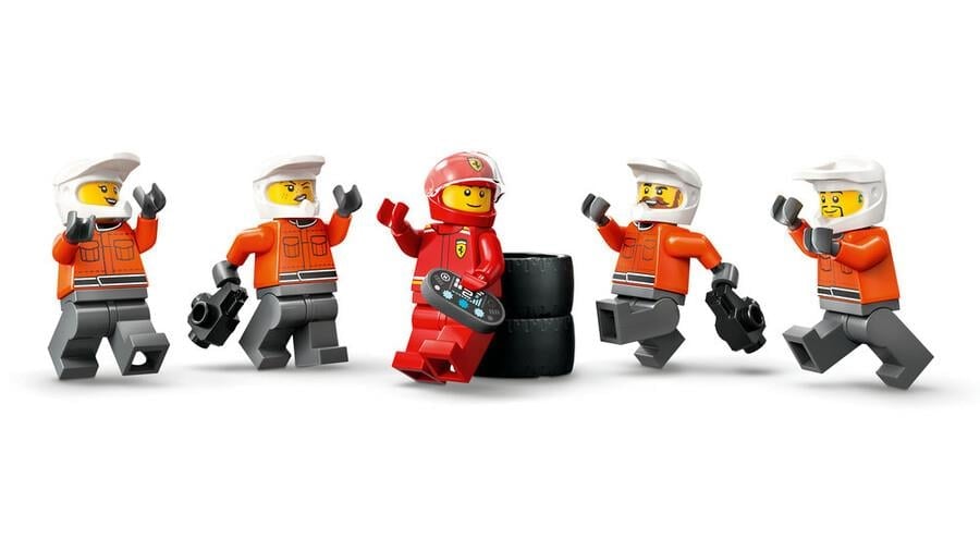 LEGO® City Ferrari Arabalı F1® Pit Stop ve Pit Ekibi