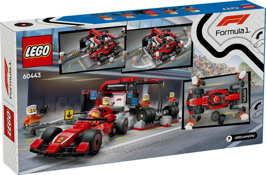 LEGO® City Ferrari Arabalı F1® Pit Stop ve Pit Ekibi