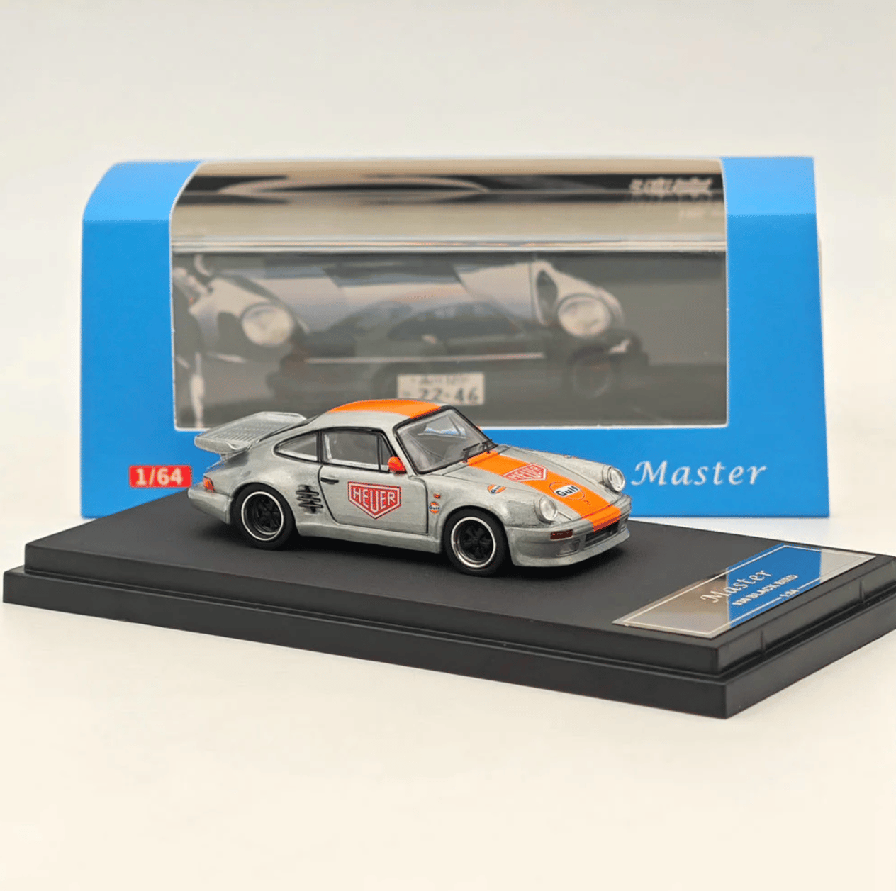 Master Porsche 930 Blackbird Gulf Silver Heuer