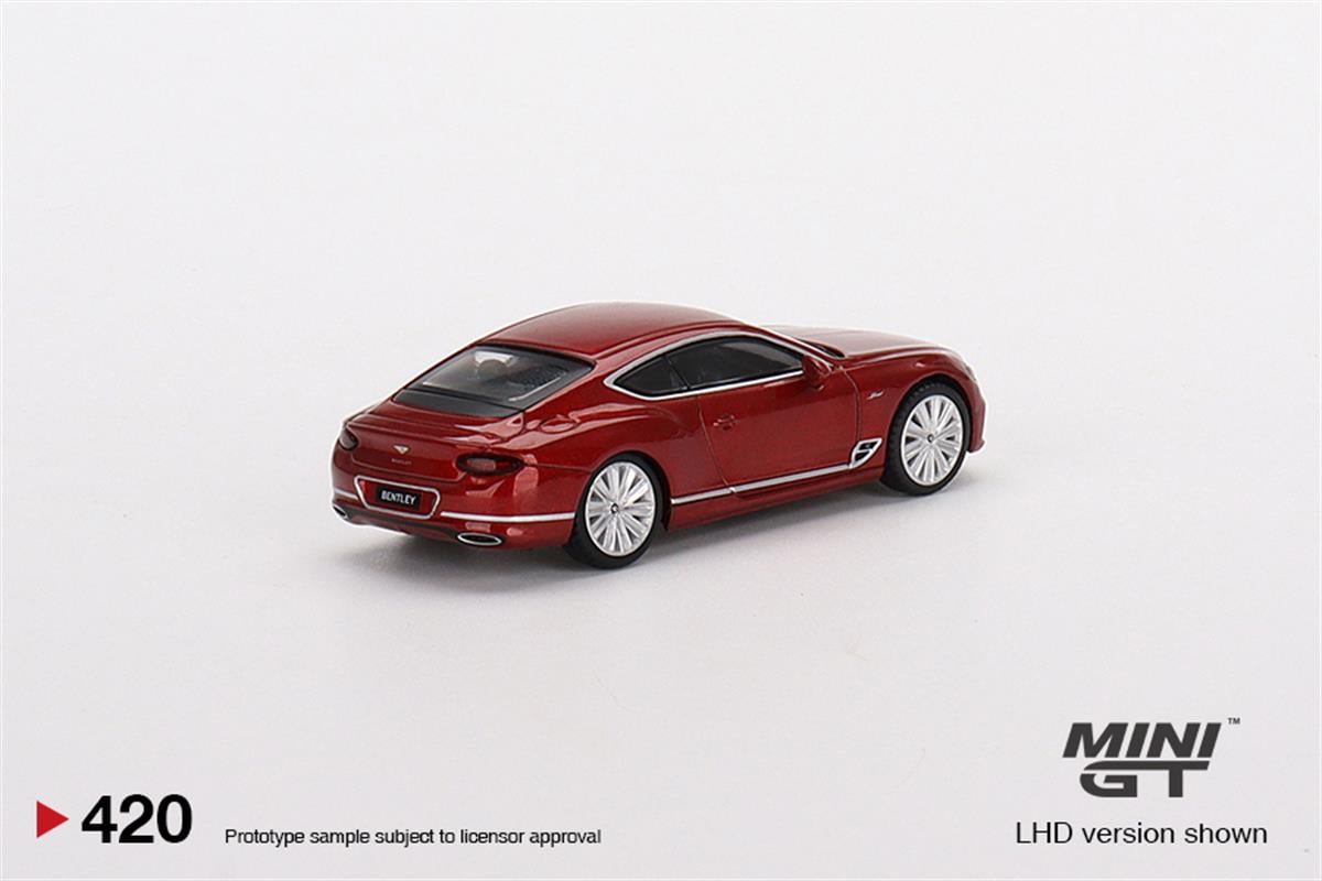 Mini GT Bentley Continental GT Speed 2022 Candy Red