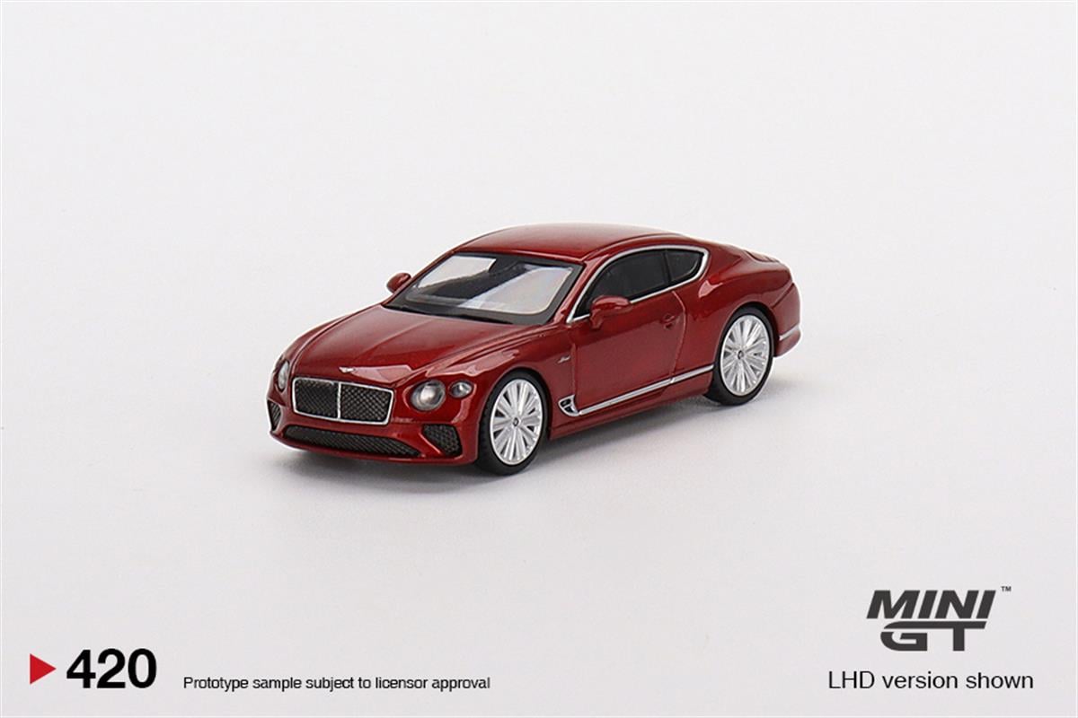 Mini GT Bentley Continental GT Speed 2022 Candy Red