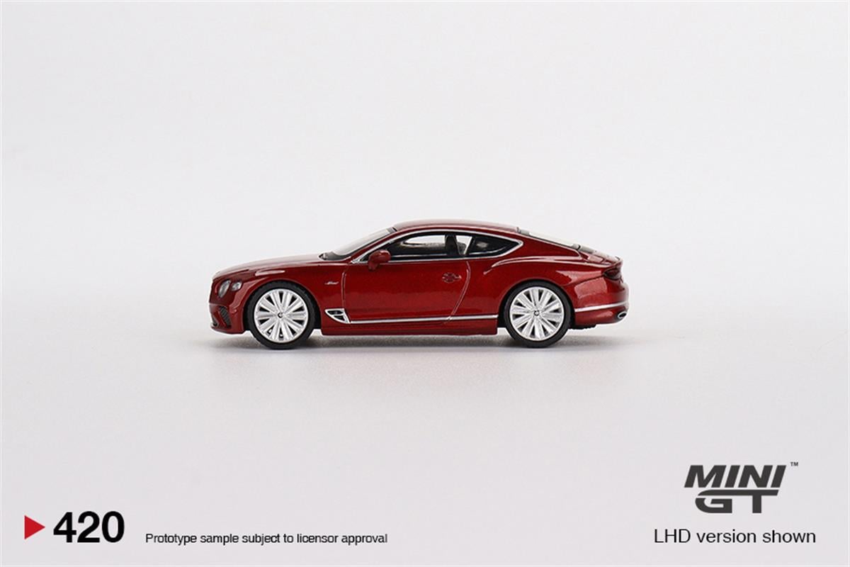 Mini GT Bentley Continental GT Speed 2022 Candy Red
