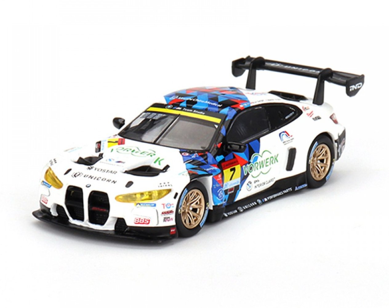 Mini GT Bmw M4 GT3 #7 2023 Super GT Series Studie Bmw M4 Bmw M Team Studie x CRS