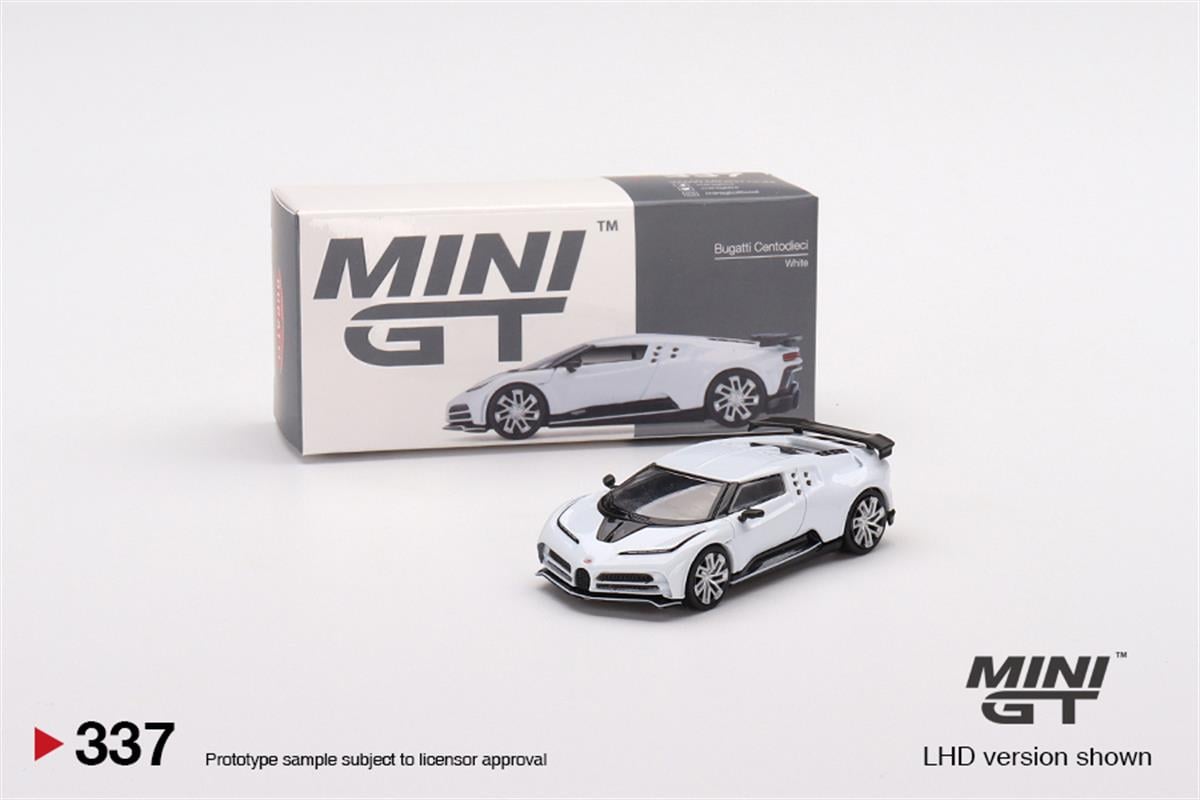 Mini GT Bugatti Centodiecci White