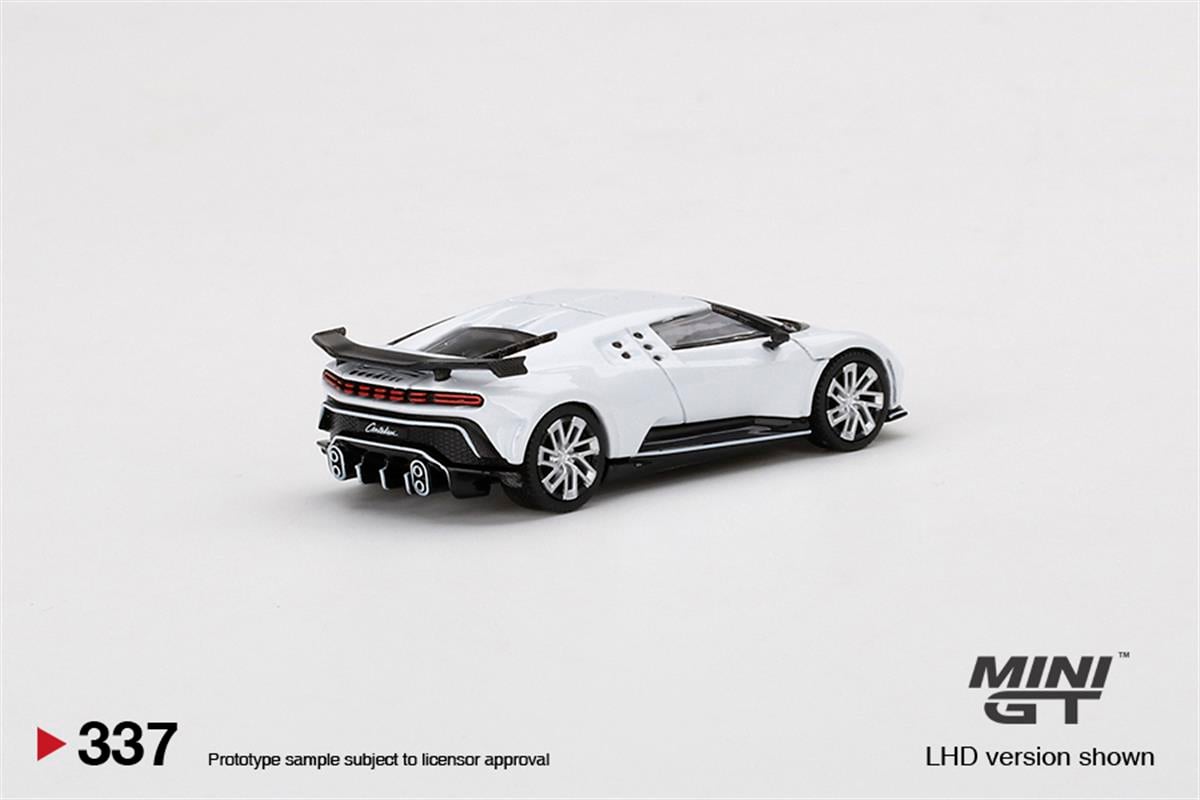 Mini GT Bugatti Centodiecci White