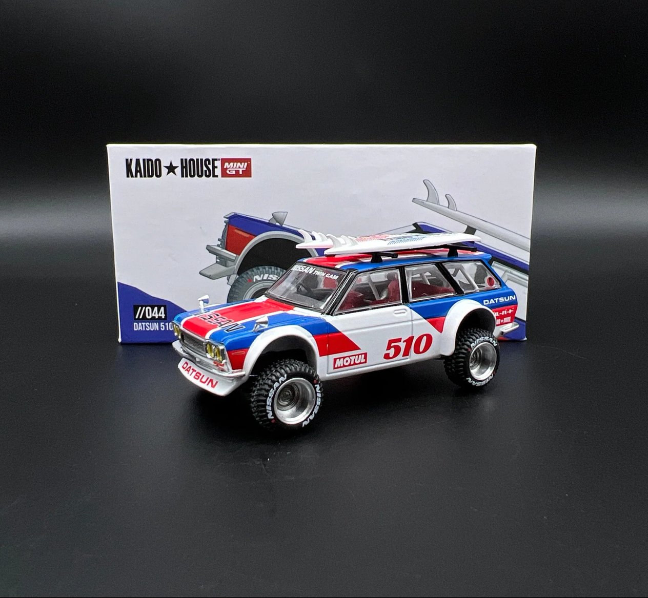 Mini GT Datsun Kaido 510 Wagon Kaido GT Surf Safari RS