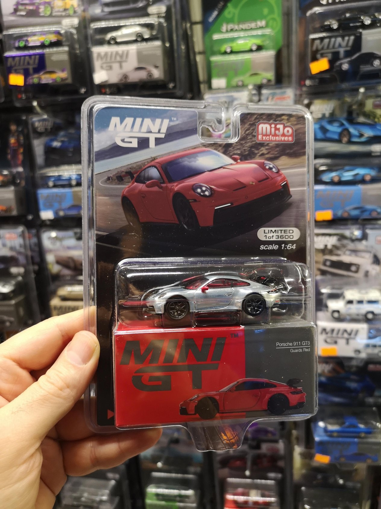 Mini GT Mijo Porsche 911 (992) GT3 Guards Red lhd CHASE