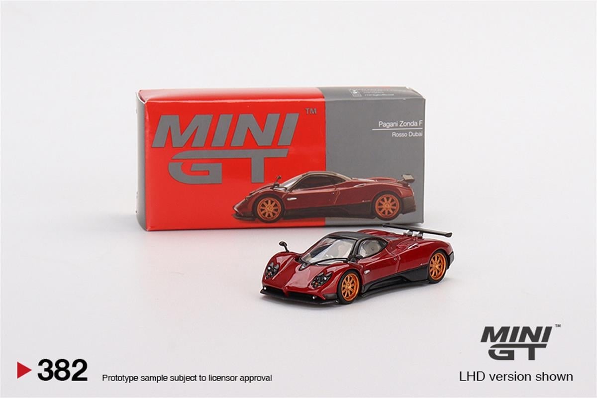 Mini GT Pagani Zonda F Rosso Dubai