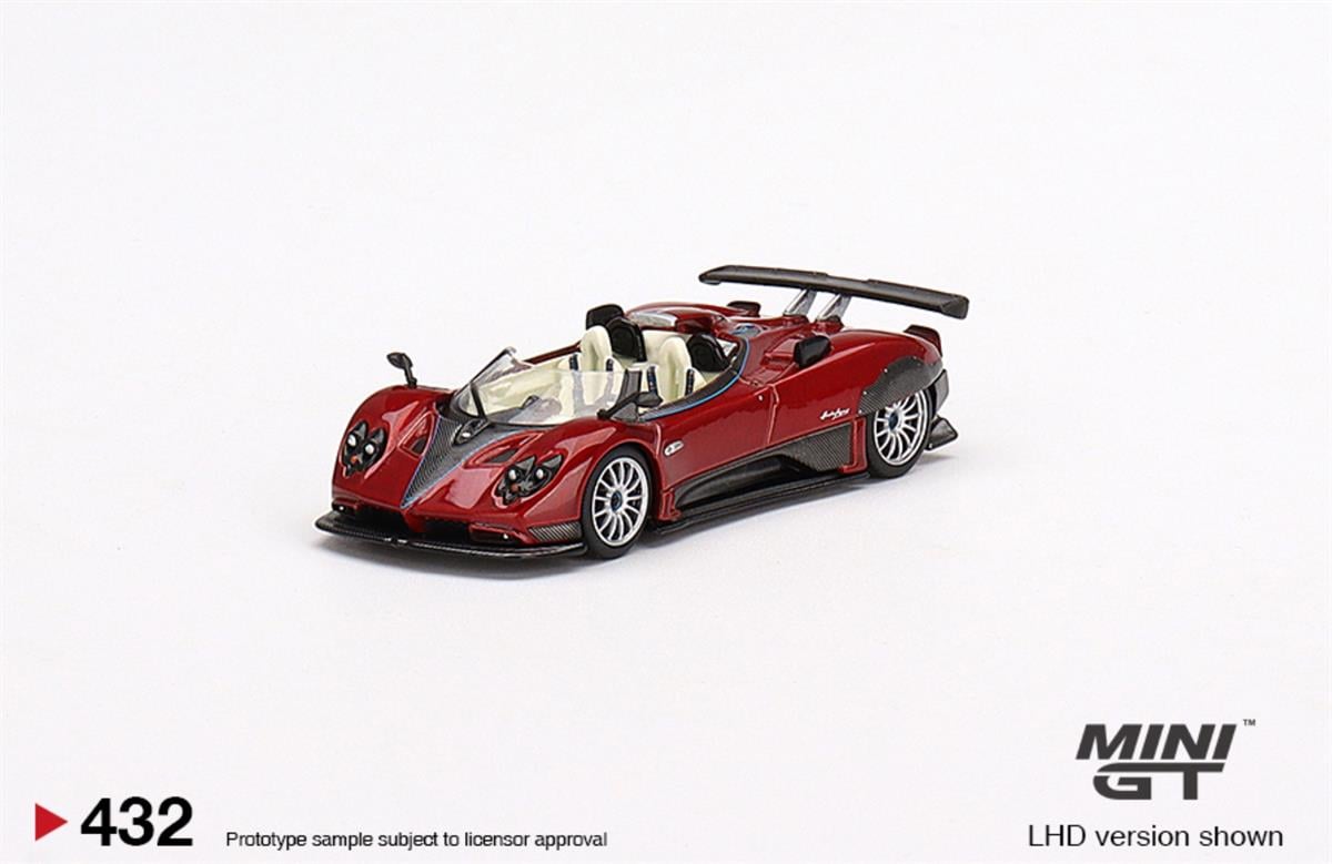 Mini GT Pagani Zonda HP Barchetta Rosso Dubai
