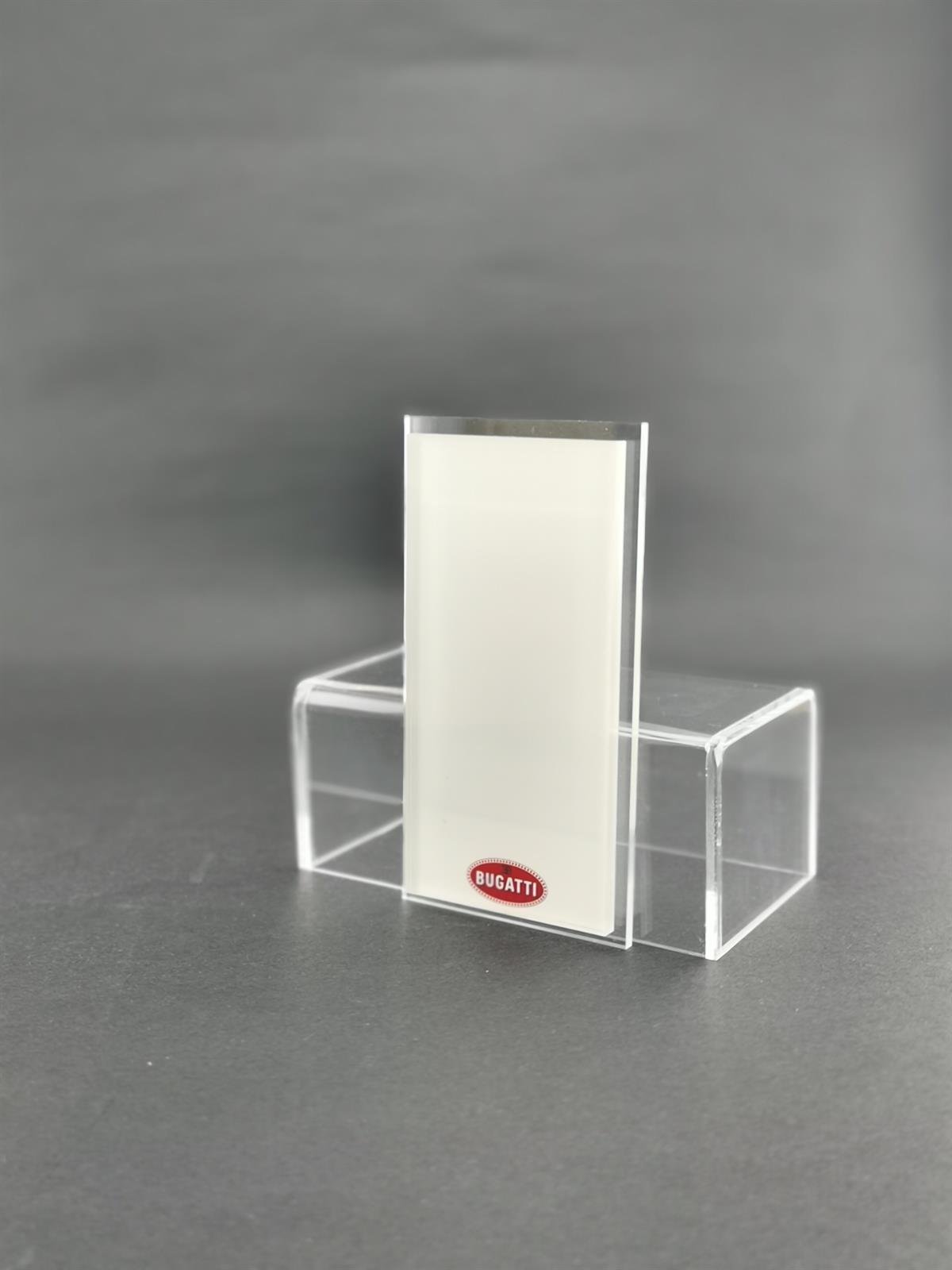 Premium Model Case Bugatti White