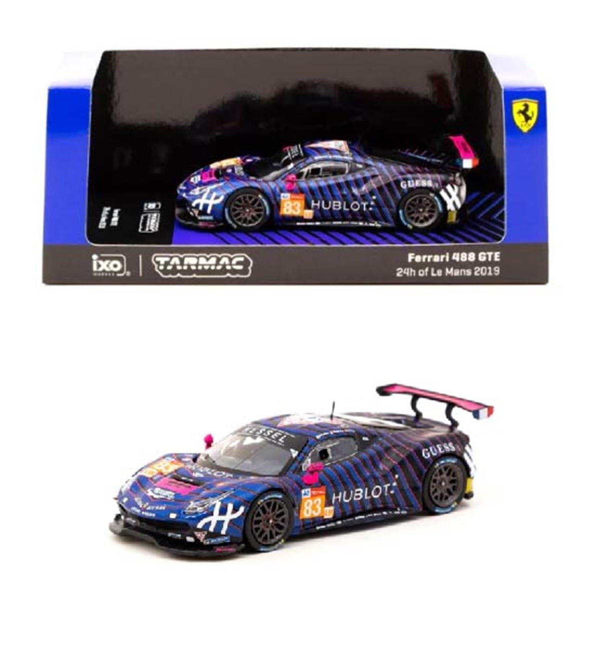 Tarmac Works Ferrari 488 GTE 24h of Le Mans 2019 Frey-Gattin-Gostner Hublot