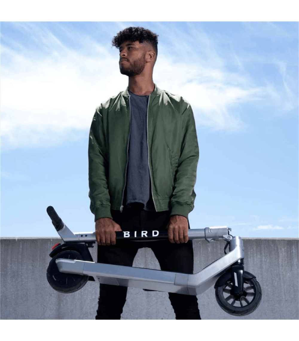 Bird Air Elektrikli Scooter Sonic Gümüş Renk