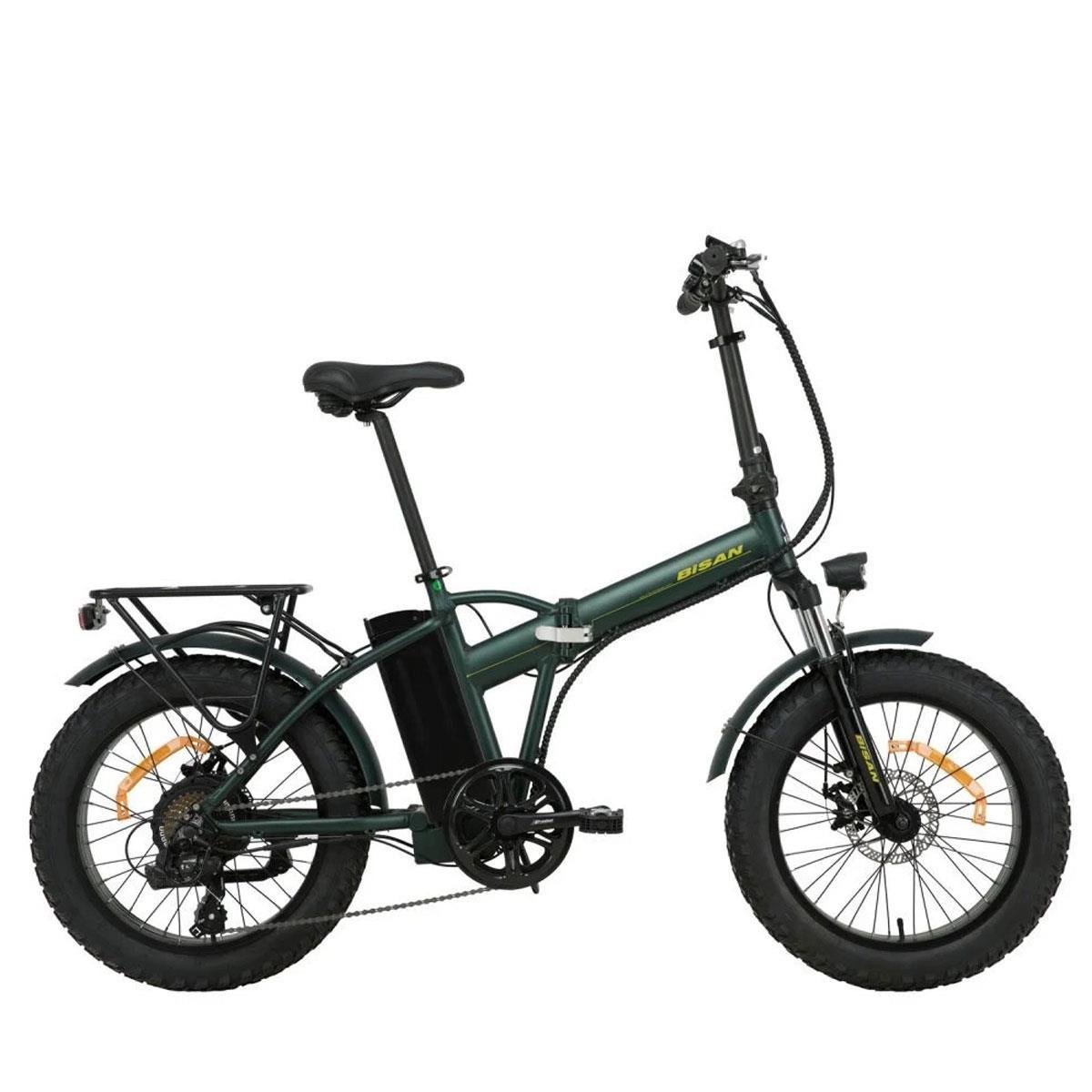 Bisan E-Folding F2 Katlanır Elektrikli Bisiklet Siyah-Sarı