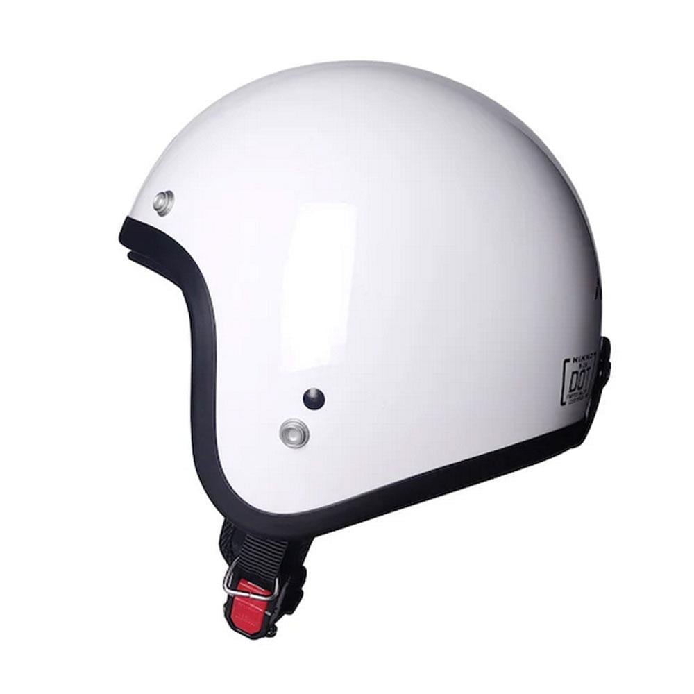 Nikko N356 Açık Motosiklet Kaskı Beyaz Renk