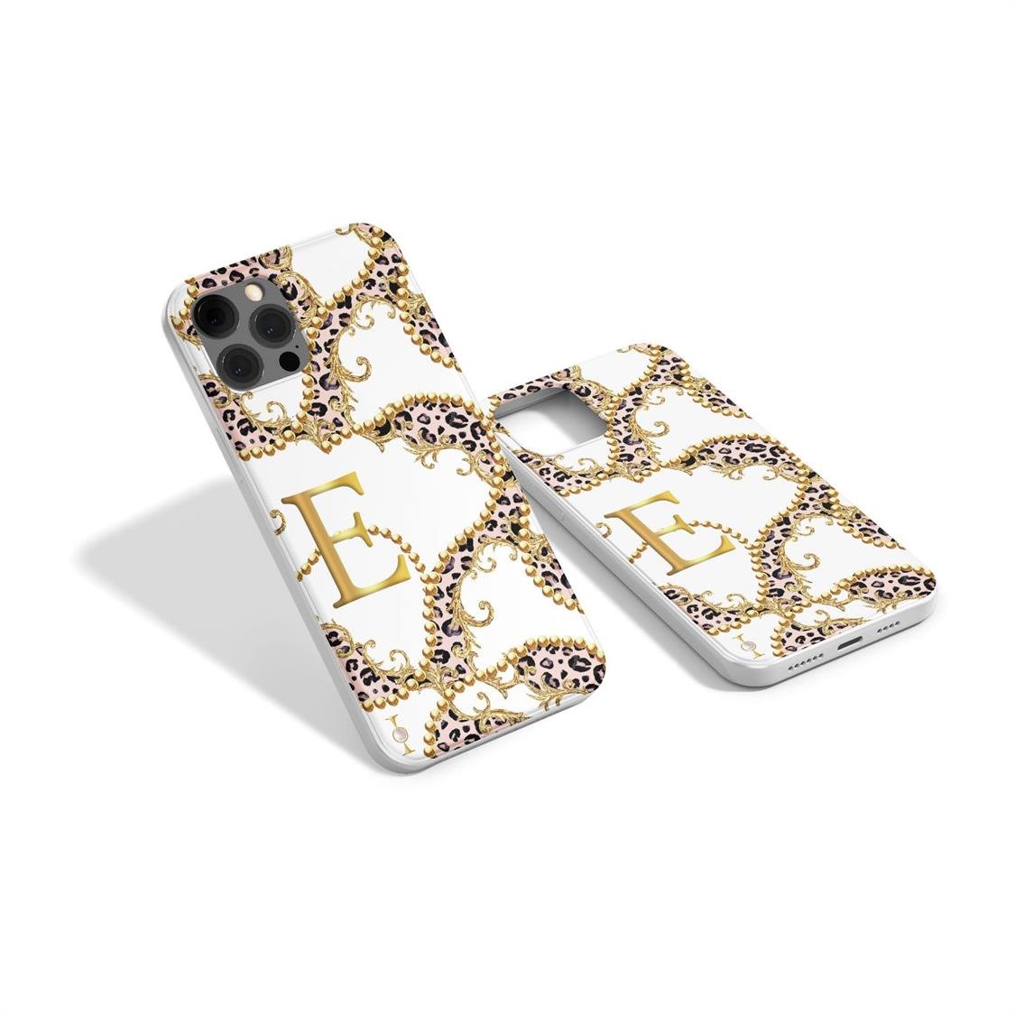 Beyaz Gold Pearl  Telefon Kılıfı