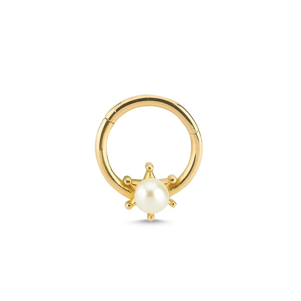 Çember Yıldız İnci Piercing